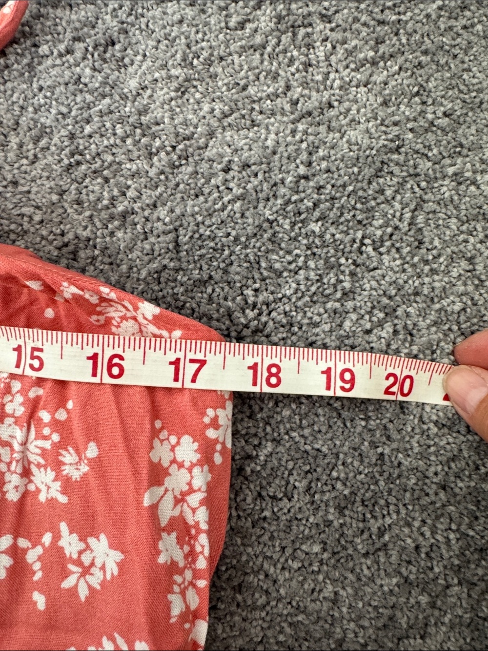 Maurices Coral Pink Floral SKATER Dress - Picture 5 of 7